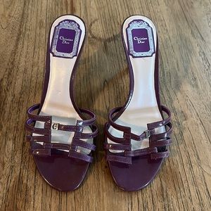 Purple Christian Dior Kitten heels size 36